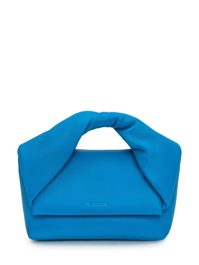 Jw Anderson Midi Twister Bag In Blue