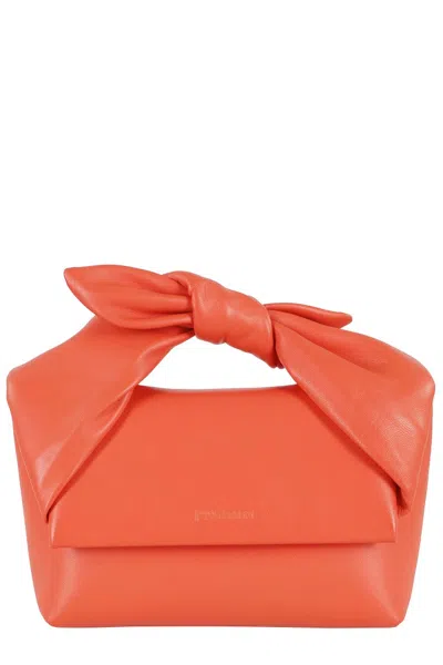 Jw Anderson Midi Twister Bag In Orange
