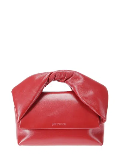 Jw Anderson Midi Twister Bag In White