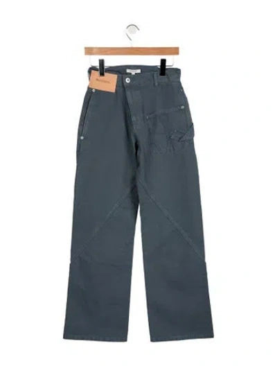 Pre-owned Jw Anderson Mid-rise Wide Leg Jeans W/ Tags In Blue