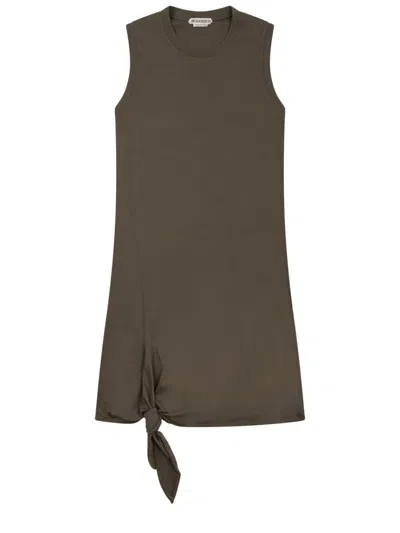 Jw Anderson Mini Abito Con Nodo In Green