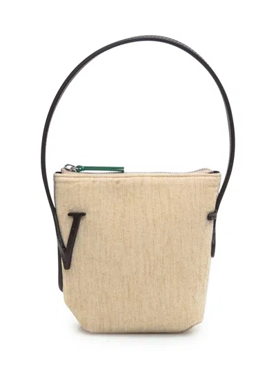 Jw Anderson Mini Anchor Hobo Bag In Beige