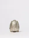 Jw Anderson Walnut Keyring Aged Gold In Black