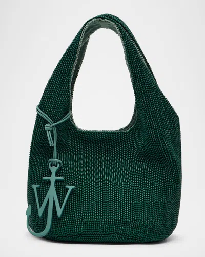 Jw Anderson Mini Beaded Shopper Tote Bag