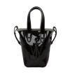Jw Anderson J. W. Anderson Belt Anchor Logo Mini Tote Bag In Black