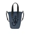 Jw Anderson J.w.anderson 'mini Belt' Shopping Bag In Blue