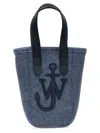 Jw Anderson J.w.anderson 'mini Belt' Shopping Bag In Blue