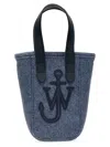 Jw Anderson J.w.anderson 'mini Belt' Shopping Bag In Blue