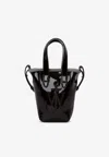 Jw Anderson J. W. Anderson Belt Anchor Logo Mini Tote Bag In Black