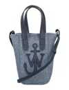 Jw Anderson J.w. Anderson Mini Belt Tote In Blue