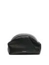 Jw Anderson J.w. Anderson Bumper-clutch Crystal-embellished Mini Bag In Black