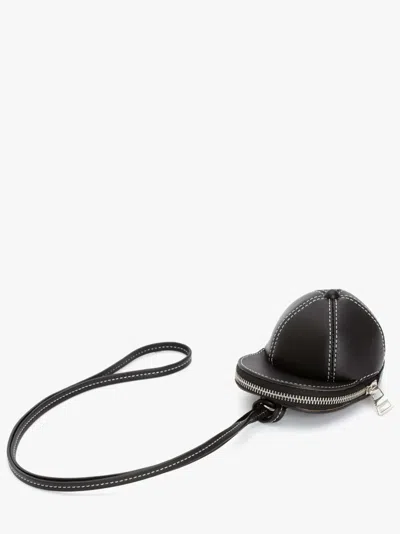 Jw Anderson Nano Cap Bag In Black