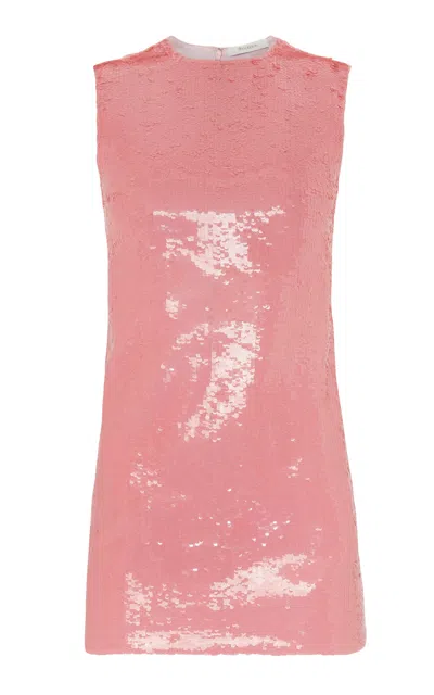JW ANDERSON MINI COTTON-BLEND SHIFT DRESS