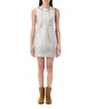 Jw Anderson Mini Dress In Metallic