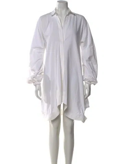 Pre-owned Jw Anderson Mini Dress In White