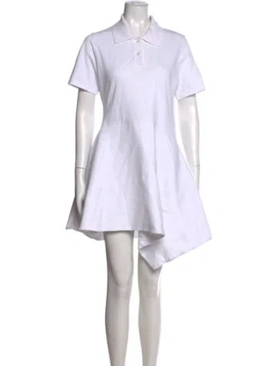 Pre-owned Jw Anderson Mini Dress In White