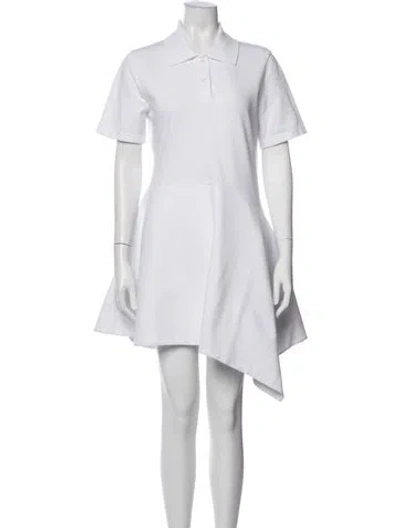 Pre-owned Jw Anderson Mini Dress In White