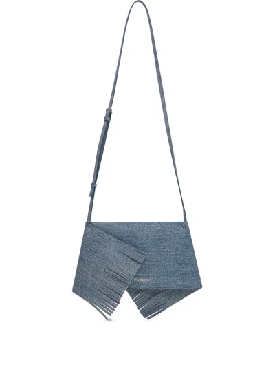 Jw Anderson Mini Scarf Shoulder Bag In Blue