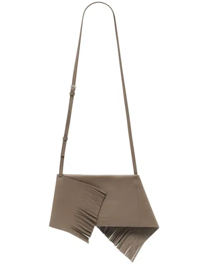 Jw Anderson Mini Scarf Shoulder Bag In Brown