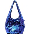 Jw Anderson J. W. Anderson Mini Sequin Shopper In Blue