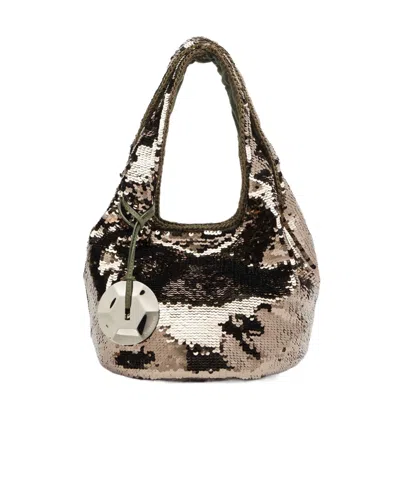 JW ANDERSON JW ANDERSON SEQUIN EMBELLISHED SMALL TOTE BAG