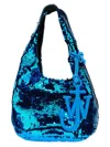 Jw Anderson W Anderson Womens Sequin-embellished Mini Plastic-blend Bag Aqua In Acqua