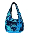 Jw Anderson W Anderson Womens Sequin-embellished Mini Plastic-blend Bag Aqua In Blue