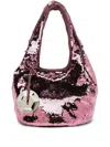 Jw Anderson Mini Sequinned Tote Bag In Pink