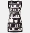Jw Anderson Mini Shift Printed Minidress In Multi