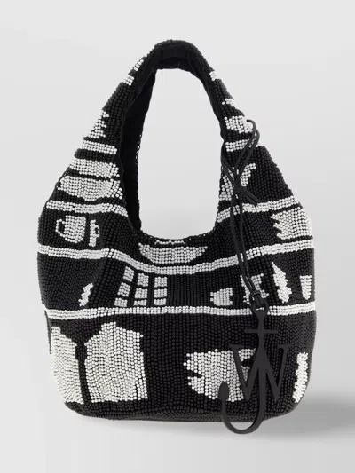 JW ANDERSON MINI SHOPPING BAG BEADED DESIGN