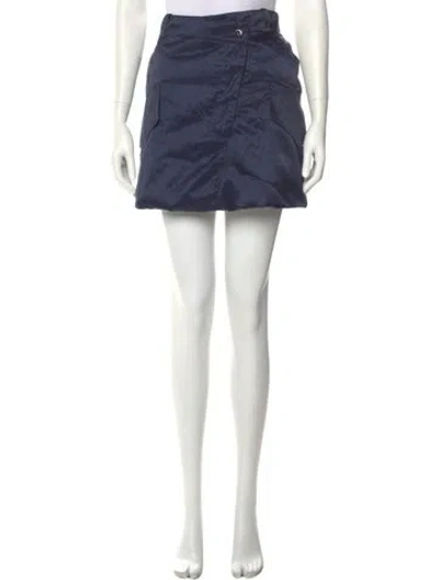 Pre-owned Jw Anderson Mini Skirt In Blue