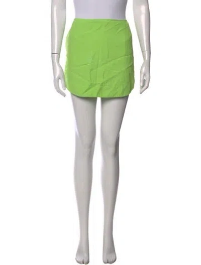 Pre-owned Jw Anderson Mini Skirt In Green