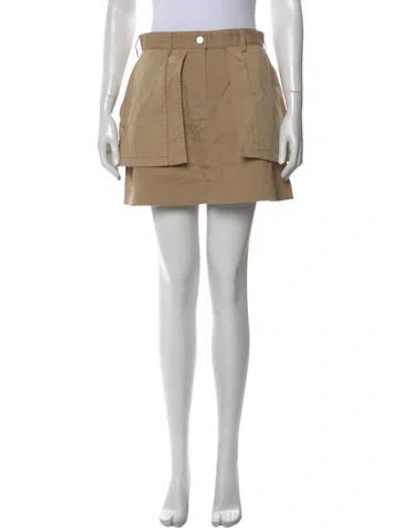 Pre-owned Jw Anderson Mini Skirt In Neutral