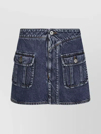 JW ANDERSON MINI SKIRT PATCH POCKETS