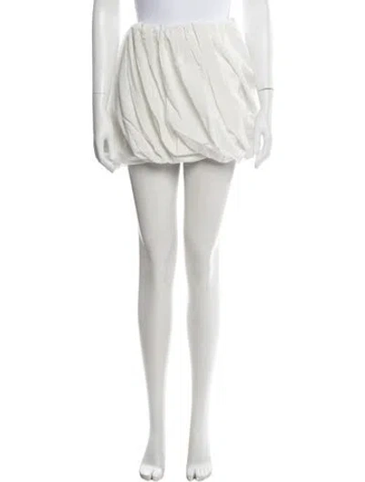 Pre-owned Jw Anderson Mini Skirt In White
