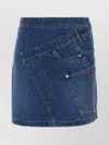 Jw Anderson Mini Skirt With Asymmetric Design And Pockets