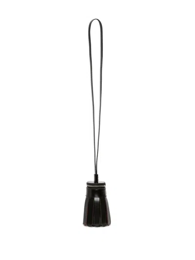 Jw Anderson Mini Tassel Cross Body Bag In Black