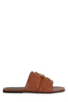 Jw Anderson Eco-leather Slides With Front Logo In 509