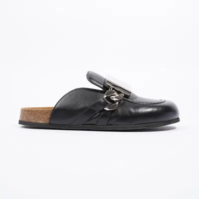 Jw Anderson Mules Leather In Black