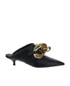 Jw Anderson Muller Low Heels In Black