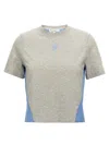 Jw Anderson Woman T-shirt Grey Size M Cotton In Multicolor