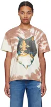 JW ANDERSON MULTICOLOR CAT PRINT T-SHIRT