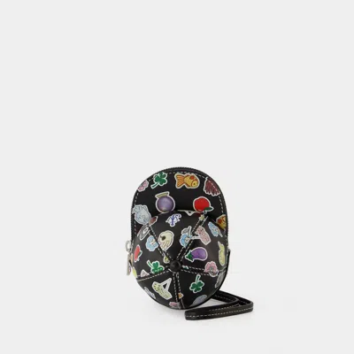 Jw Anderson Nano Cap Hobo Bag - J.w. Anderson -  Black - Leather