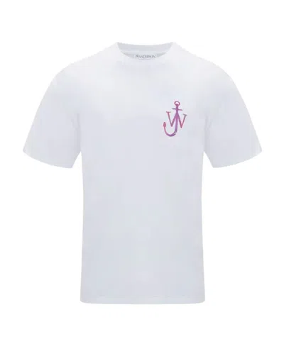 Jw Anderson Naturally Sweet Cotton T-shirt In White