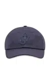 Jw Anderson Logo Patch Baseball Cap In Navy Blue