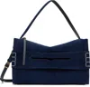 Jw Anderson Navy Medium Loafer Bag In 888 Navy
