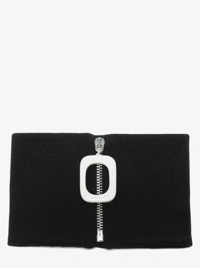 Jw Anderson Neckband With Jwa Puller In Black