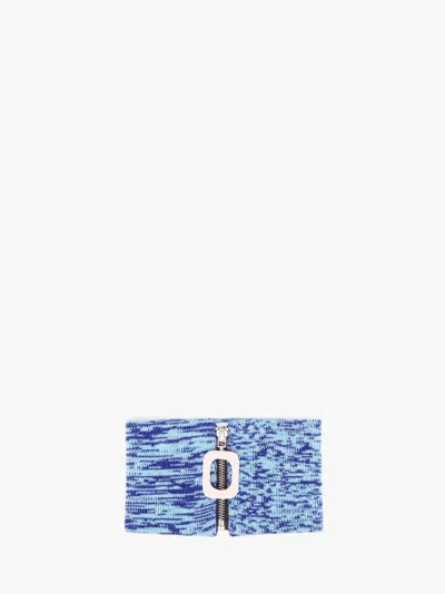 Jw Anderson Neckband With Jwa Puller In Blue