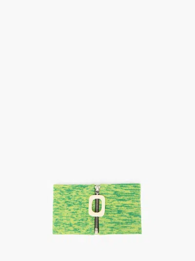 Jw Anderson Neckband With Jwa Puller In Green