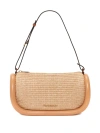 JW ANDERSON NEUTRAL BUMPER 15 RAFFIA SHOULDER BAG